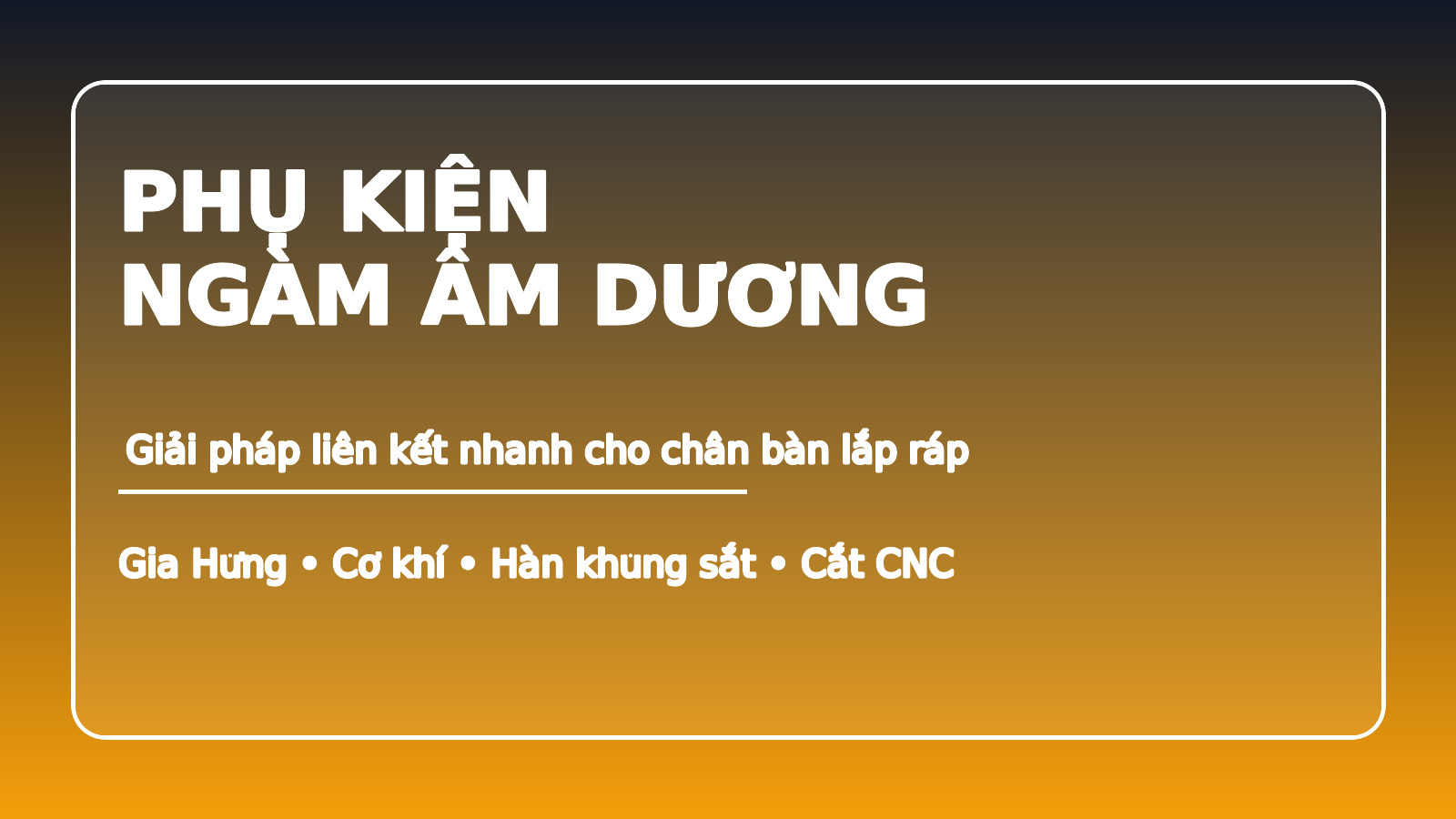 phụ kiện ngàm âm dương cho chân bàn lắp ráp